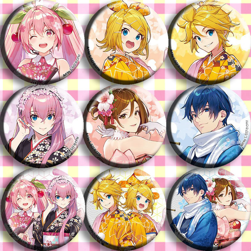 Anime Merchandise Types - 하츠네 미쿠 애니메이션 배지 핀 세트