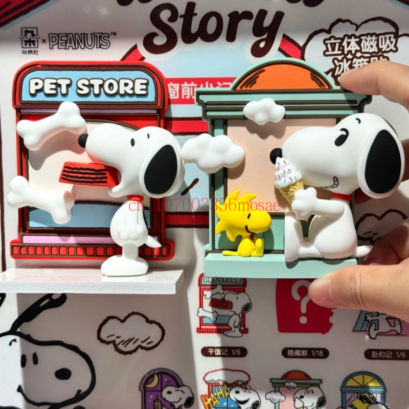 Anime Merchandise Figures - 땅콩 스누피 냉장고 자석 블라인드 박스