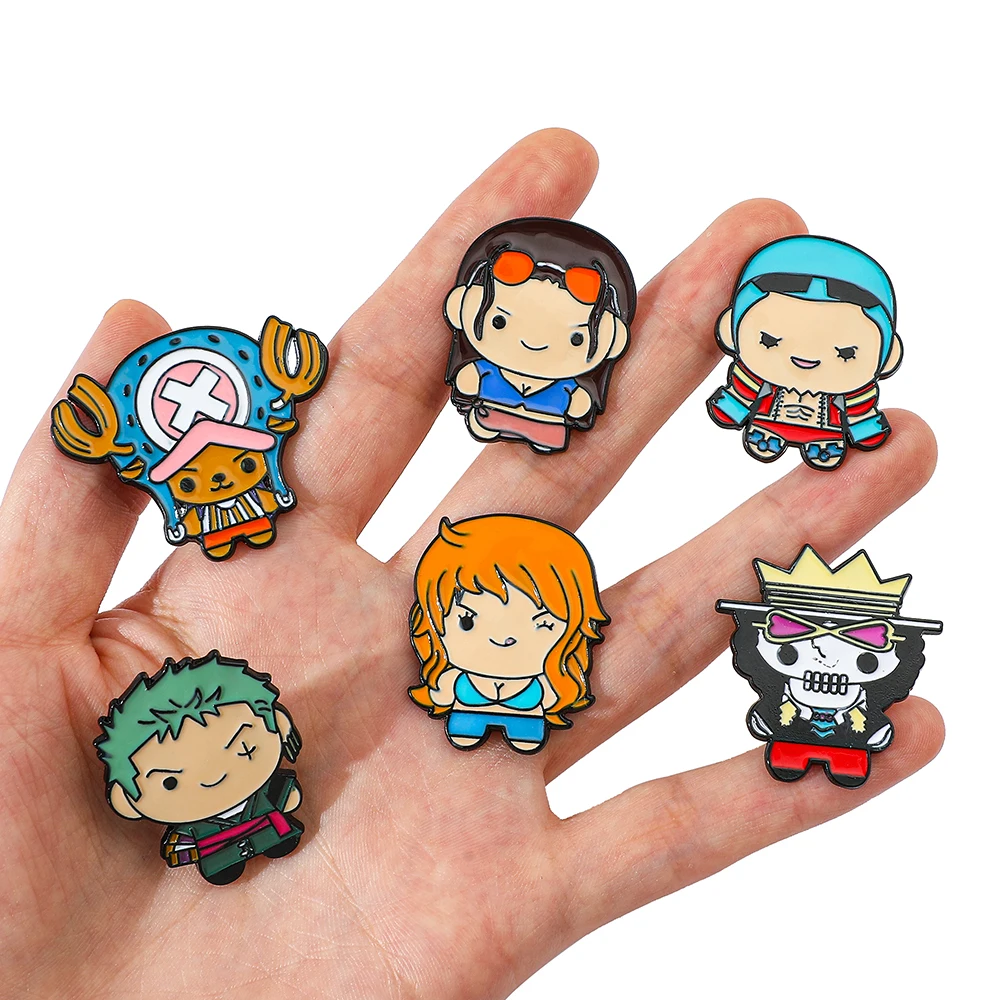 9 Pcs 크리 에이 티브 만화 브로치 애니메이션 원피 - Enamel Pin Set 리뷰 및 가격