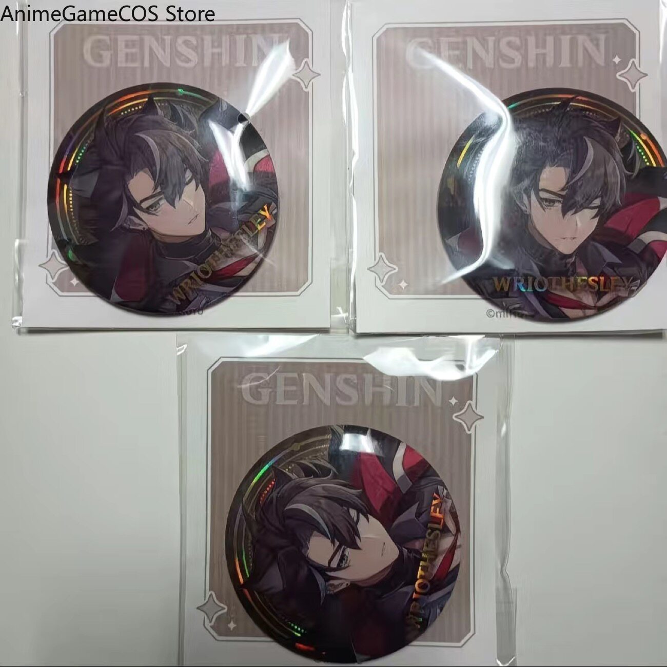 애니메이션 겐신 임팩트 리오스슬레이 노빌렛 아크릴 스탠 - Pin Button Badge 리뷰 및 가격