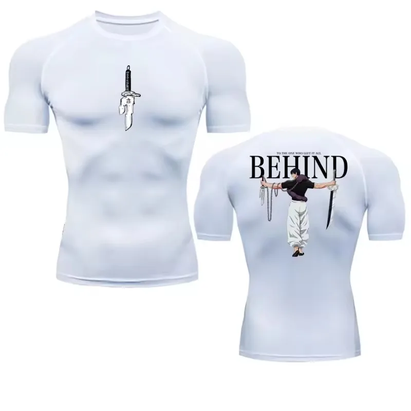 애니메이션 프린트가 들어간 남성용 압박 셔츠, 통기성이 - Anime Merchandise Men 리뷰 및 가격