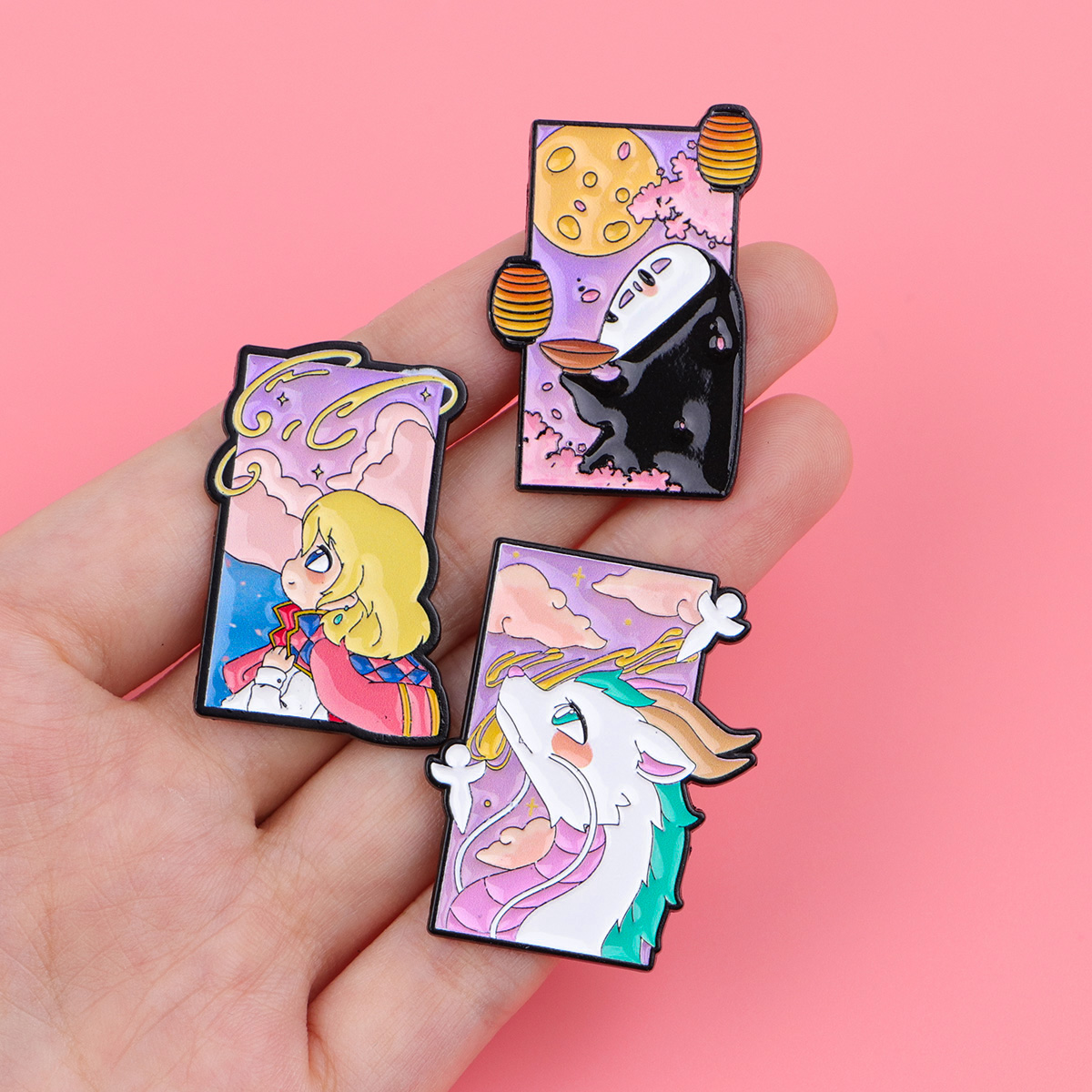 힐링 애니메이션 시리즈 에나멜 핀 기념품 라펠 가방 핀 - Enamel Pin Set 리뷰 및 가격