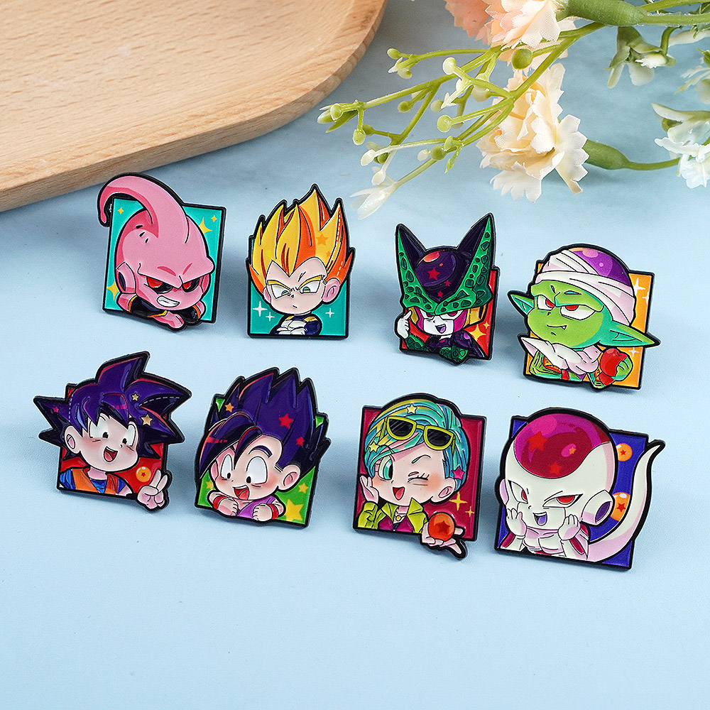 8개입 치비 손오공 캐릭터 에나멜 핀, 멋진 애니메이션 - Enamel Pin Set 리뷰 및 가격